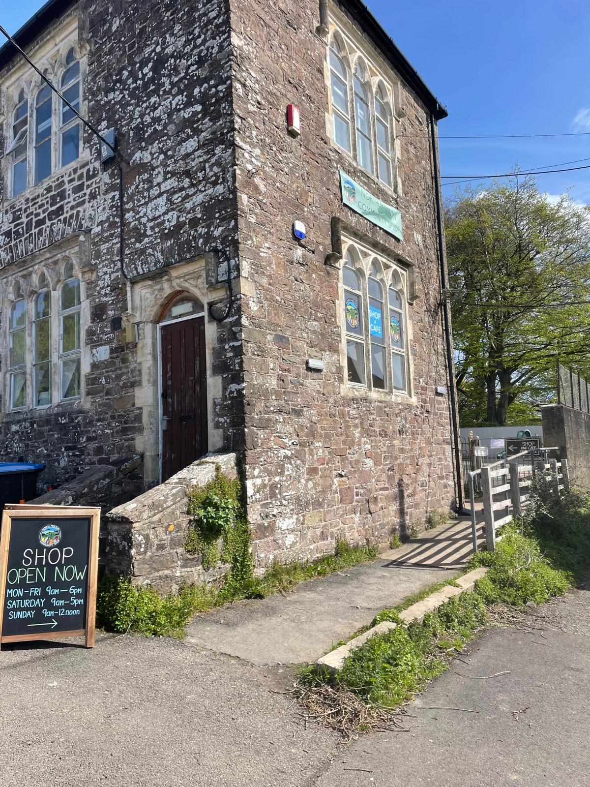 SHOP · CAFÉ · COMMUNITY