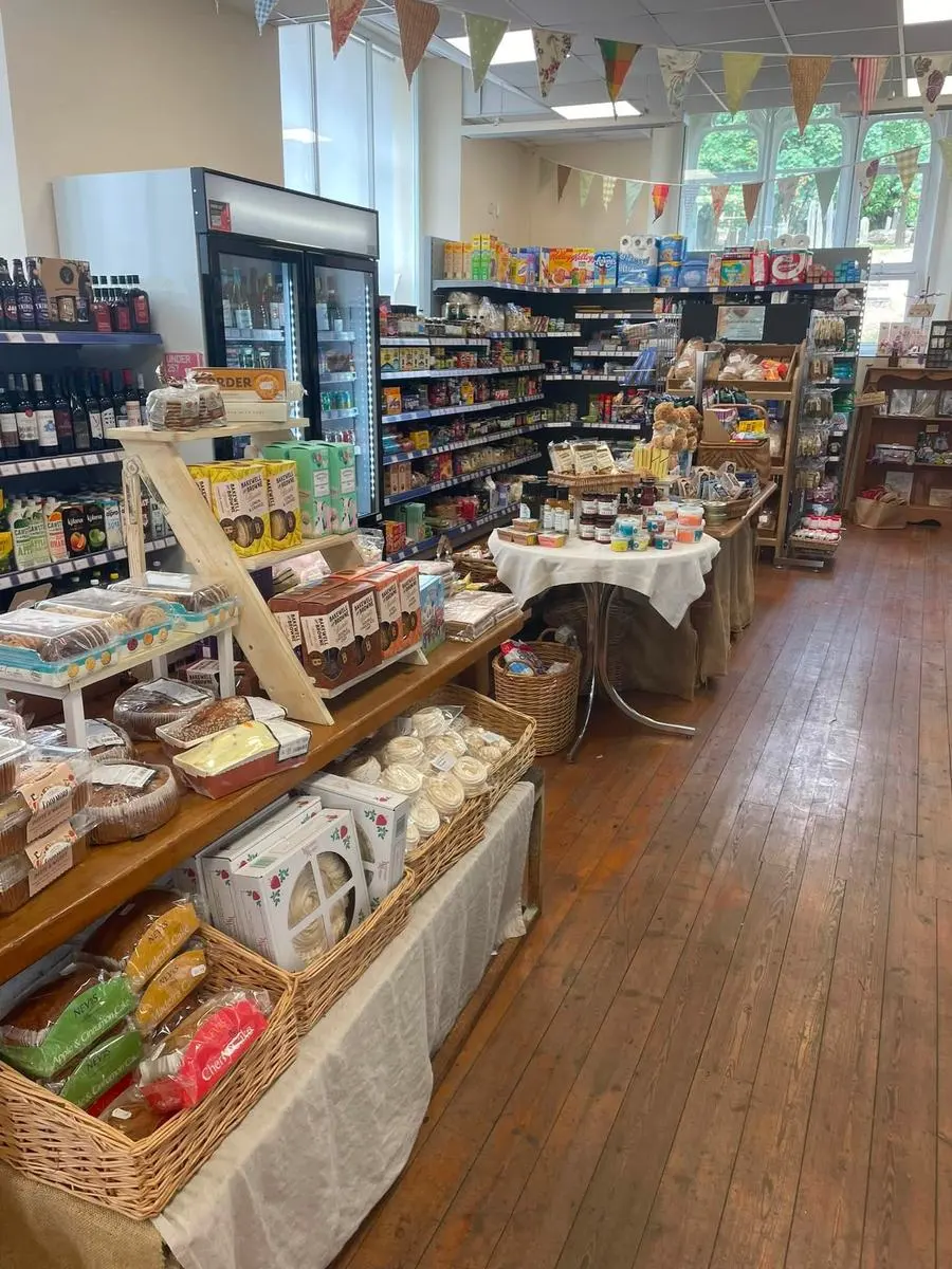 Inside North Molton Community Shop